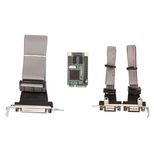 Mini PCIe Combo Seriel Parallel Udvidelseskort 6Gbps 2 RS232 Porte 1 DB25 Pin PCI Express til Printer LPT Port