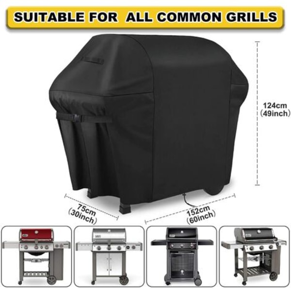 Cover, 100 % vedenpitävä cover - grillin cover 600D Oxford Kangas ei haalistu grillin cover