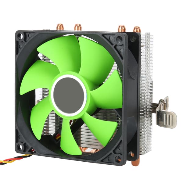 CPU-kylare Down Shot 4 Koppar Heatpipe Datorfläkt 3Pin Utan Ljus Grön