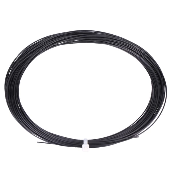 Slidstærk nylon badmintonketcher strenglinje (sort, 10m)