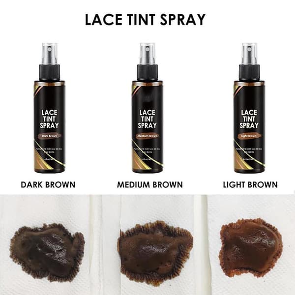 Langvarig Lace Tint Spray for Parykker