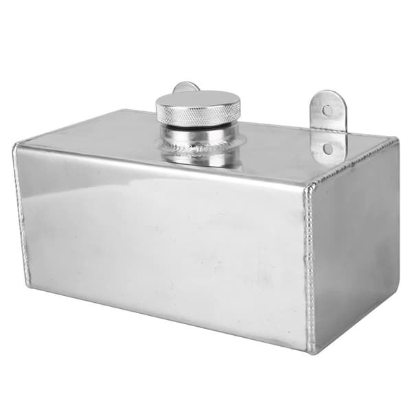 Universal Aluminium Intercooler Spray Tank 2L Polert Vindusspylervæskebeholder Bildeler