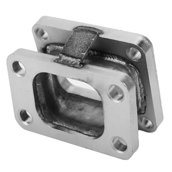 15 graders turbo eksosmanifold flensadapter for T3 til T4 rustfritt stål tilbehør