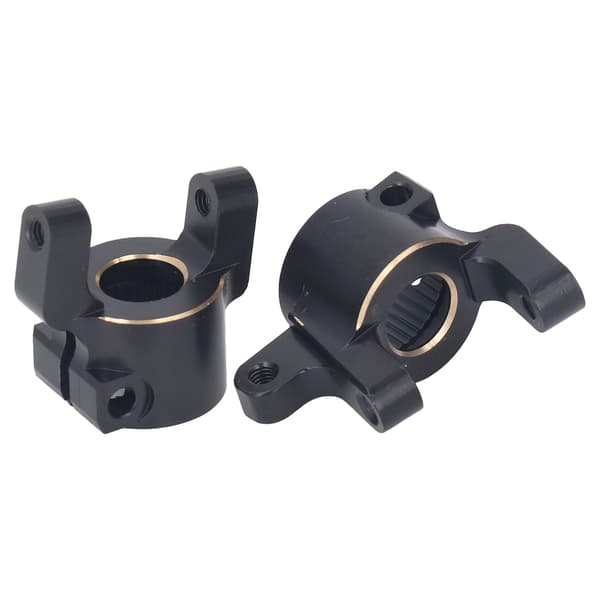 2. Front C Hub Holder Messing Solid Konstruksjon Styrekuleholder for Axial SCX10 II AR44