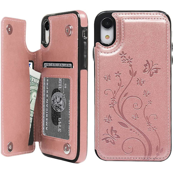 iPhoneXR, Card Sleeve, Rose