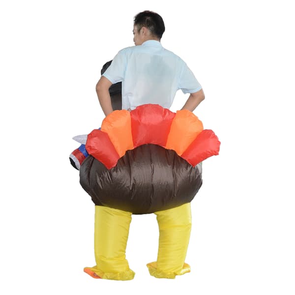 Uppblåsbar Halloween Kalkon Kostym för Män