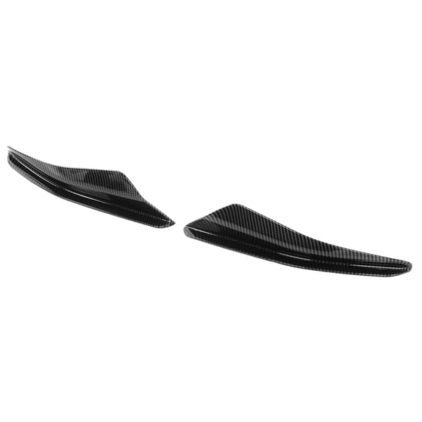 2 STK Front Bumper Aero Kits Canards Vinge for Maxton Style Erstatning for MK8 2021+ (Karbonfiberstil)