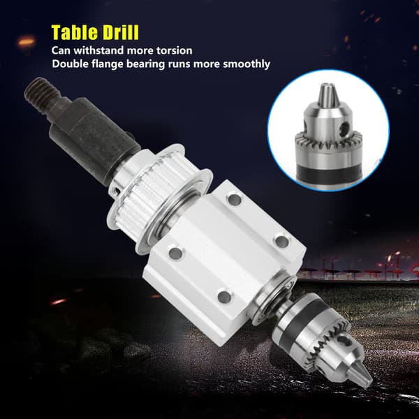 B10 EJ Drevet Spindelmontering DIY Trebearbeiding Kutting Sanding Bord Drill Tilbehør M10