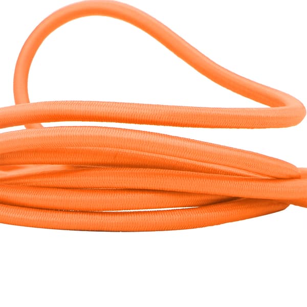 189cm Elastisk Kajak Padle Sikkerhedsreb med Karabinhage til Padling (orange)