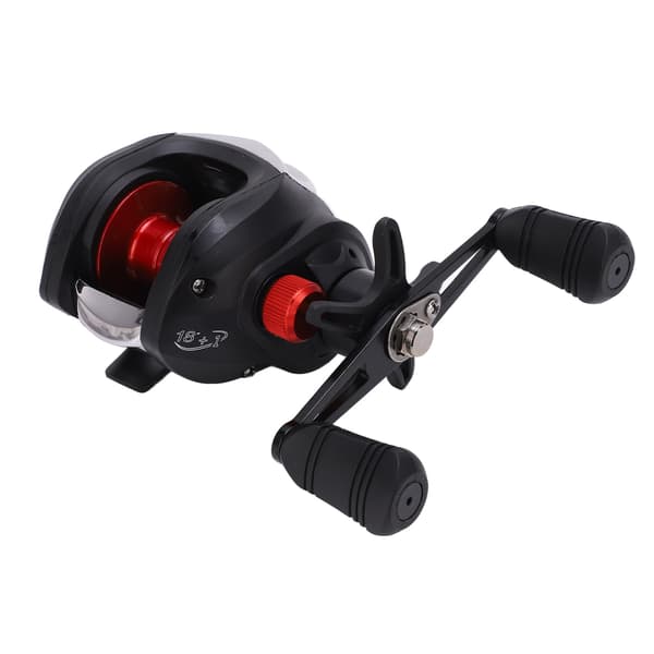 Baitcasting Low Profile Rulle Flottfiske Rulle 7.2:1 Utväxling Plasttrådsspole LK201 Högerhänt