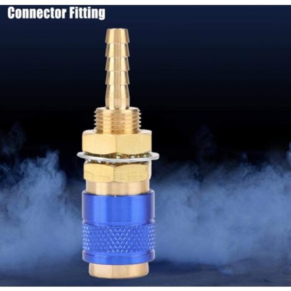 M6 gas- og vandhurtigkobling Vand- og gaskølet adapter til MIG TIG brænderfitting svejser brænderfitting，Fonepro