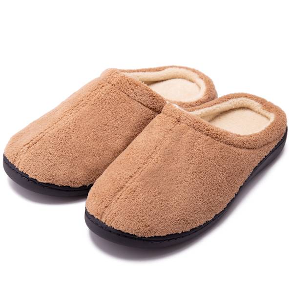 Relax Gel Tofflor Memory Foam Comfy Warm Plysch Tofflor Hem Unisex Skor M