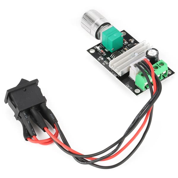 6V 12V 24V 3A PWM Reversibel Motorhastighetskontroller med Bryter