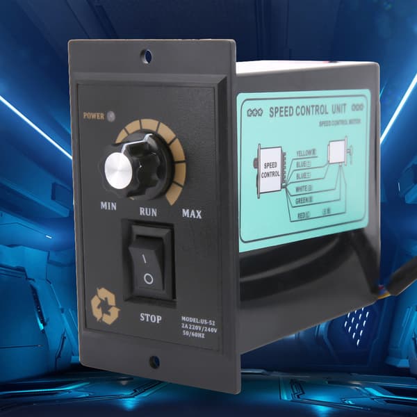 400W AC Motor Hastighetskontroller Reglera Kontroll Hastighet