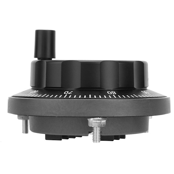 5V 80mm 6Pin CNC Pulser Sort Håndhjul 100PPR Manuel Pulsgenerator Rotary Encoder