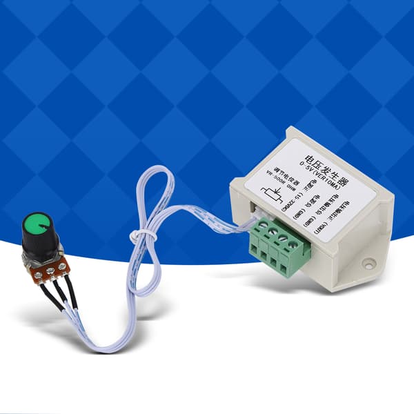 Justerbar spenningsregulatorgeneratorpotensiometer 0-5VDC for PLC industriell kontroll