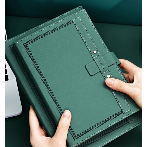 Notebook A5 Retro Tjock Notebook green