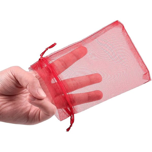 Läpinäkyvä mesh 13*18cm, satunnainen väri, 50kpl