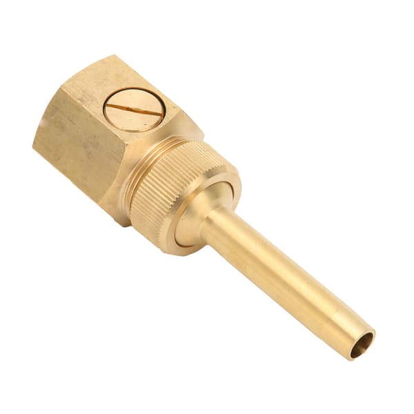 Justerbar vannfontenedyse i messing med ventil for dam DN25 32mm