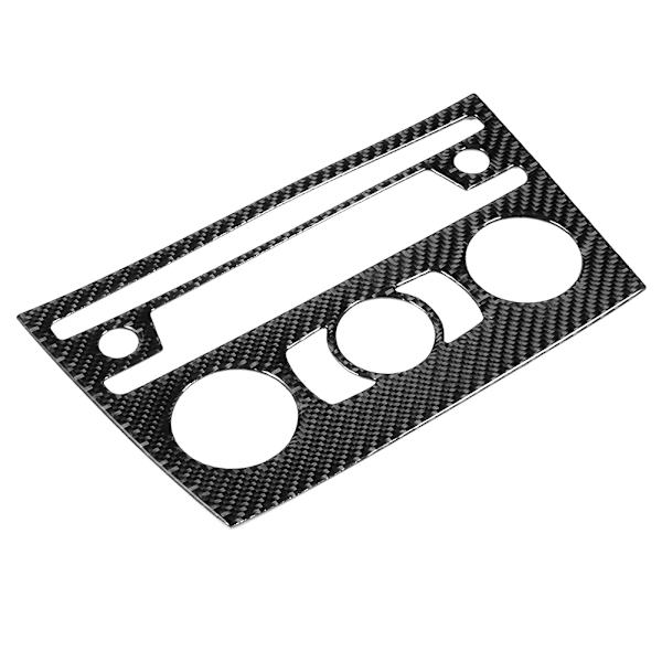 Bil AC CD-panel Trim Ram Carbonfiber Dekoration Passar för E84 X1 2011-2015