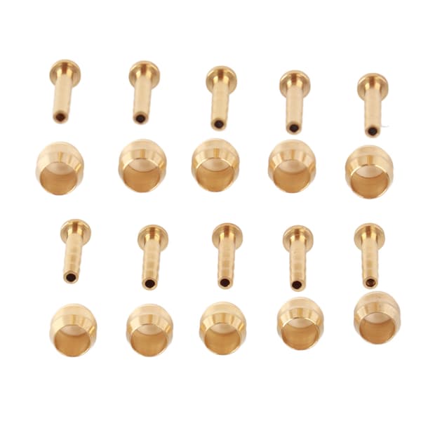 10 Set Hydraulisk Skivbromsslang Olive Connector Insert Ersättningsdel (BH59)