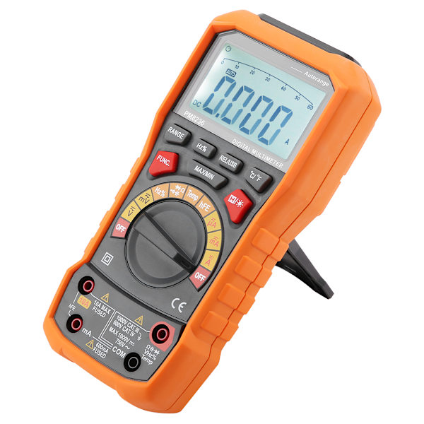PeakMeter PM8236 Auto Range Digital Multimeter Temperatur Kapacitans Frekvens Tester