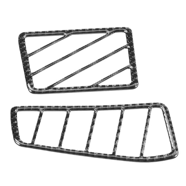 2 stk. Karbonfiber Side Luftuttak Trim Interiør Passer for Dodge Challenger 2008-2014 LHD