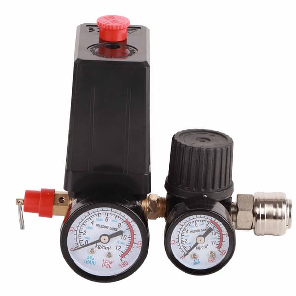 1 4 Tommer Kompressor Trykafbryder Regulator Ventil 90 120PSI 220V