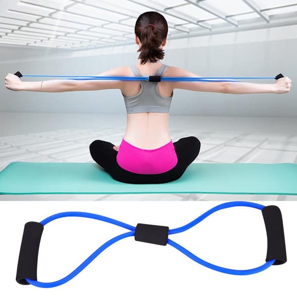 Strækmodstandsband til Yoga Gym Workout (blå)