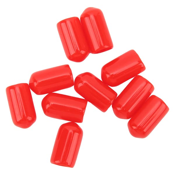 20 st 6 mm bromsnippel PVC dammskydd hög hållbarhet för de flesta röda fordonsbromssystem