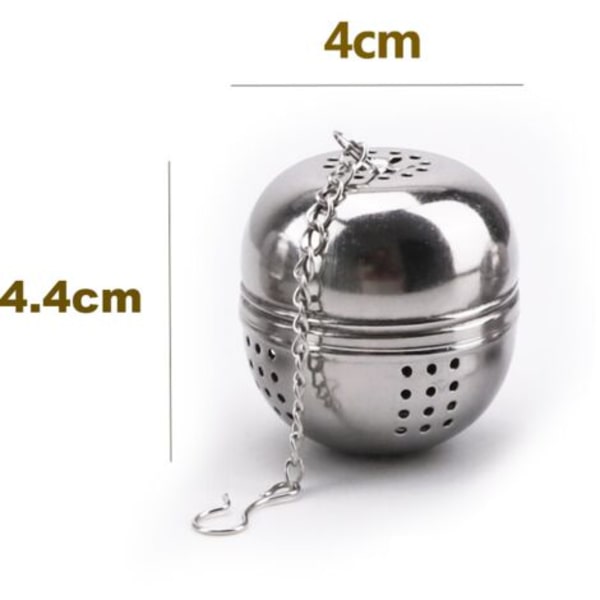 Stykker af rustfrit stål te-infuser te-infuser, te-infuser-si til te, krydderier og de fleste kopper og tekander, Fonepro