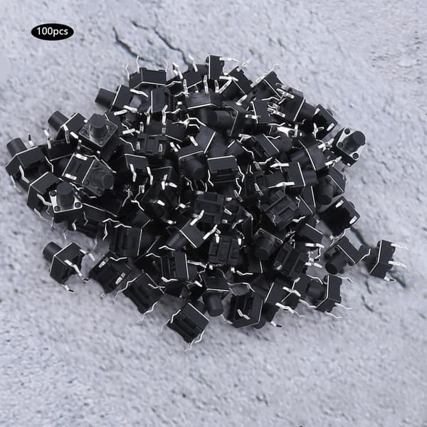 Mini Micro Tact -kytkin 100 kpl 6x6x7mm