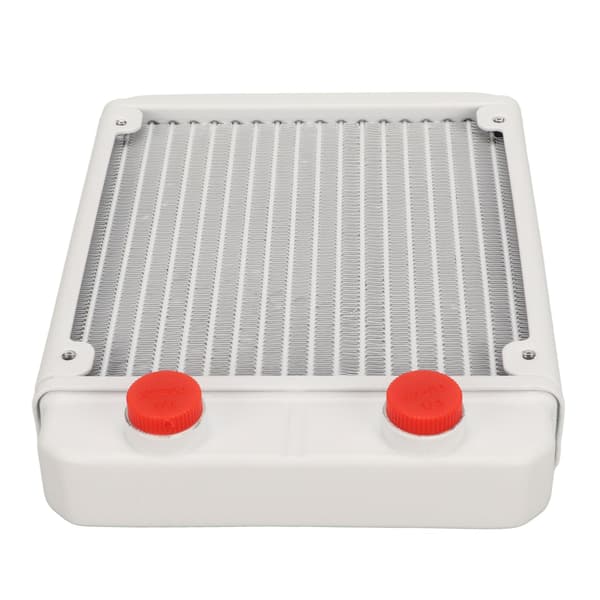Vandkølingsradiator i aluminiumslegering med 18 rør G1/4 gevind til computer CPU