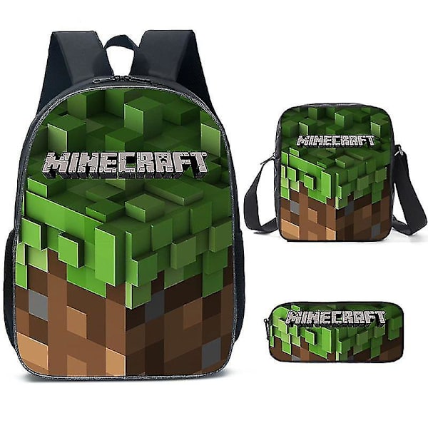 Minecraft-peli Kolmiosainen reppu-G13 G13