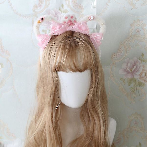Sarjakuva otsapanta Kissan tassut karhun pään muotoinen hiusvanne Cosplay-asun rekvisiitta 1