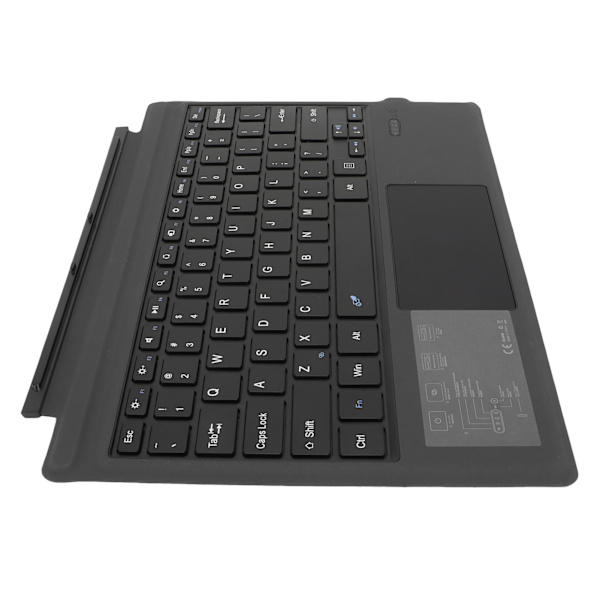 Trådløst Bluetooth-tastatur med touchpad til Surface Pro 7 Plus 7 6 5 4 3 33ft rækkevidde sort
