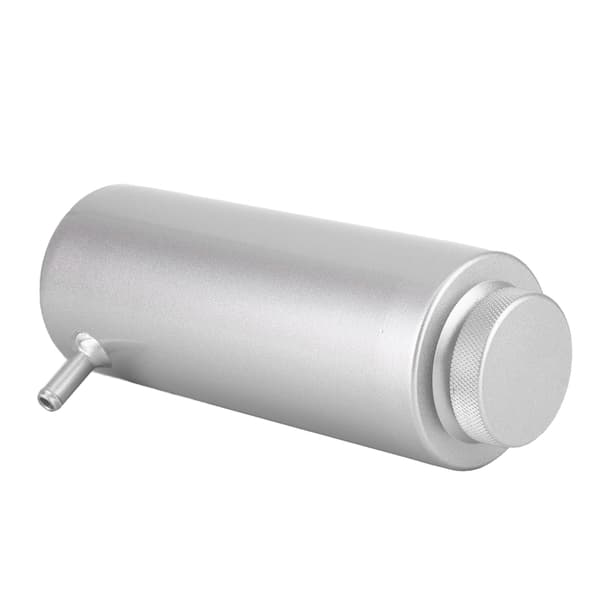 Køler Aluminium Kølevæske Spild Reservoir Tank 800ml Universal Bil Sølv