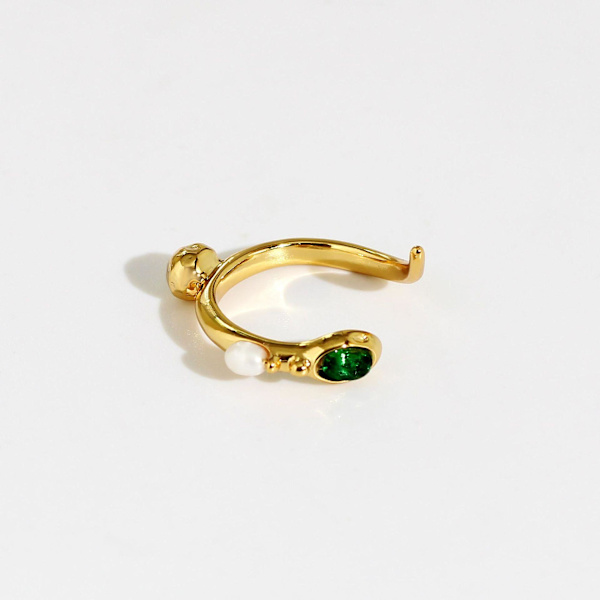Ring Pearl Justerbara Modesmycken Ac7119 C121