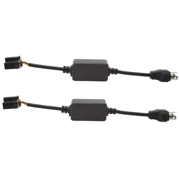 2 stk. H4 LED Forlygte Dekoder Anti Flicker Fejlkode Canceller Modstandsstik til Jeep Wrangler JK TJ LJ