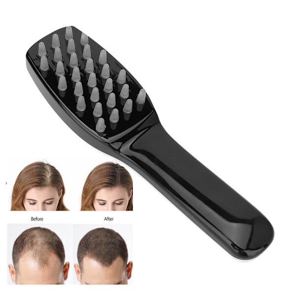 Elektrisk hårväxt massagekam Anti håravfall vibration hälsa massager