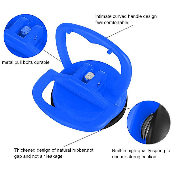 2 stycken kraftiga sugkoppar, bucklor Reparation avdragare Lyftare Sucker Dent Decay Tool Lcd Tablet Mobiltelefon Display Olika tekniska enheter Öppning också Blue