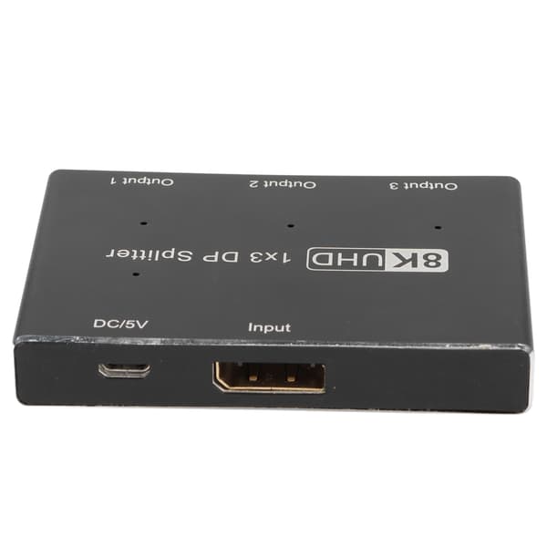 DisplayPort 1.4 Splitter 1x3 MST SST Hub for iOS Windows Android Systems