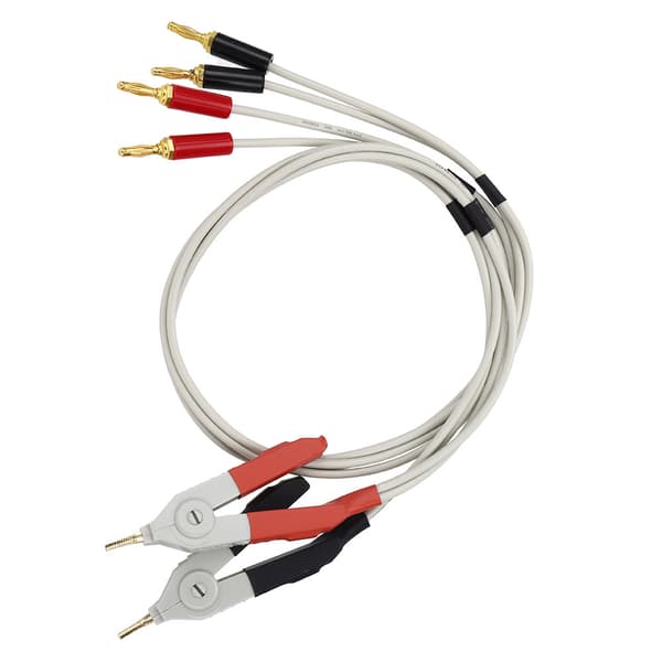 4 Terminal Digital Bridge Test Clamp Lav Resistans Elektronisk Testkabel