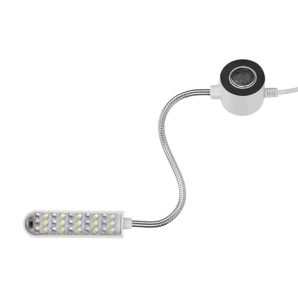 30 LED Magnetisk Base Arbeidslys Halslys US Plugg AC 110-250V