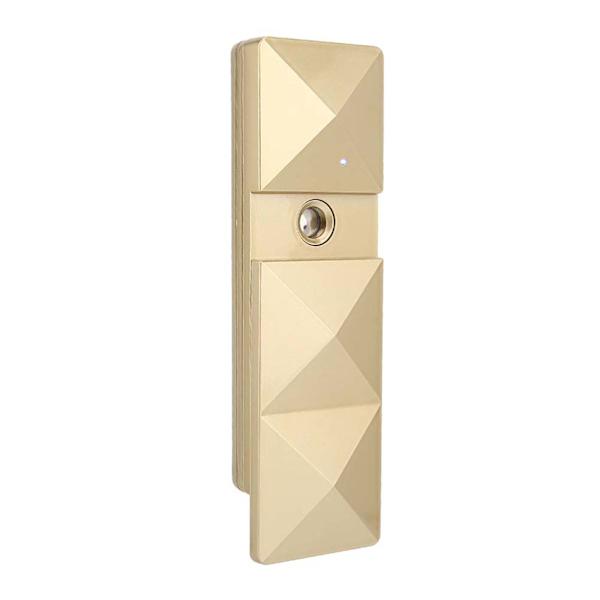 Bærbar USB Nano Handy Mist Spray Ansiktshydrering Atomizer Gull