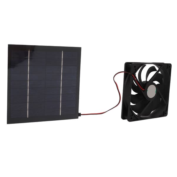 10W Solcellepanel Drevet Udstødningsventilator Mini Ventilator Vandtæt til RV Yacht Drivhuse Kæledyrshuse Hønsehuse