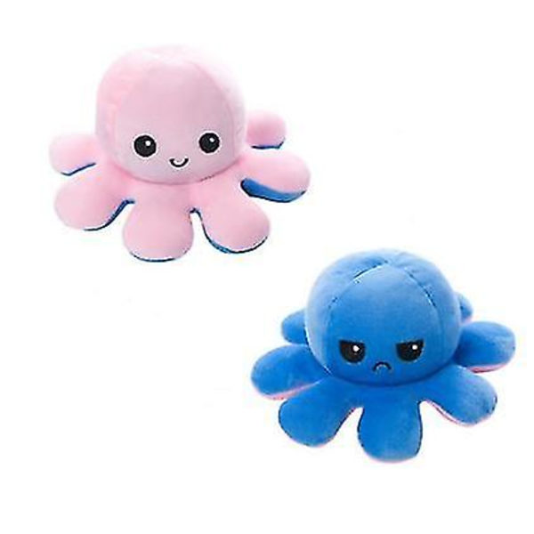 Käännettävä Flip Octopus Pehmo-nukke A dark blue