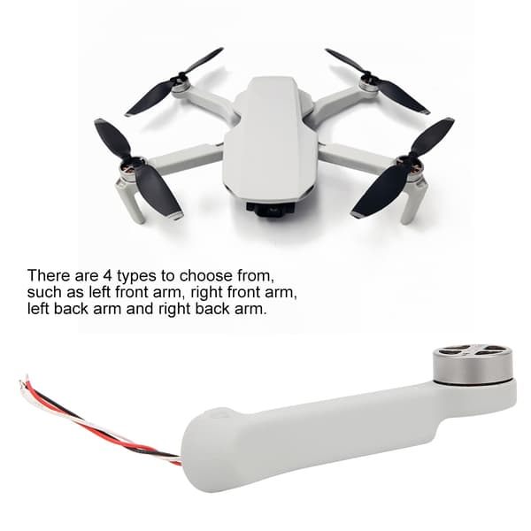 DJI Mavic Mini Vänster Bakarm Reparation Reservdelar - RC Drönare Motor Arm Replacement