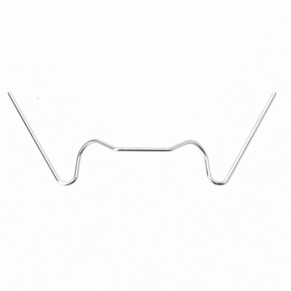 100x rustfrit metal drivhusglasklemmer 1,2 mm tykke Type W