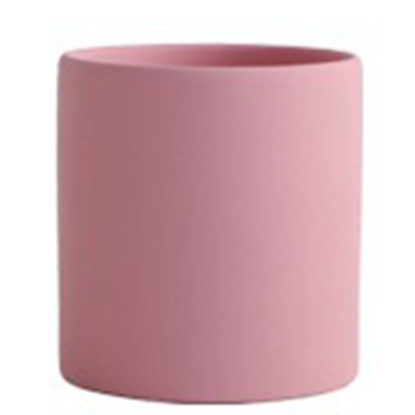 Nordic ins enkel keramisk urtepotte, Morandi stil sukkulent grøn planteurtepotte, moderne personlighed grøn radise rose tallerken (fersken pink),